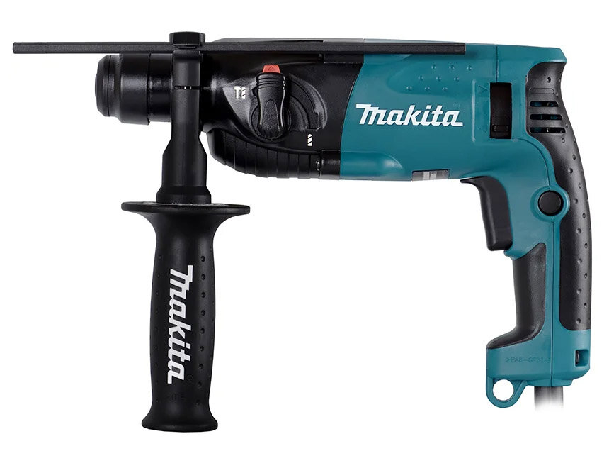 Перфоратор SDS-plus Makita HR1830, 220В, 440Вт, бетон 18мм, сталь 13мм, дерево 24мм, 0-1500 об/мин,