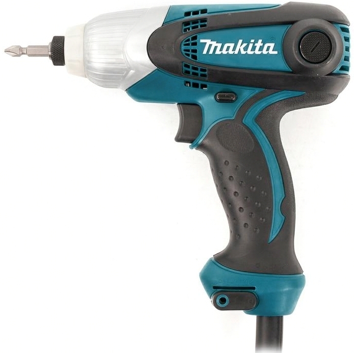 Ударный шуруповерт Makita TD0101,220В,230Вт,хвостовик 6.35мм,0-3200 уд/мин,0-3600 об/мин,100Нм,0,99к