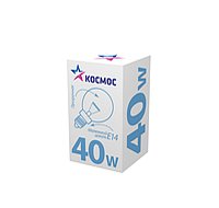 Лампа накал. СВ ПР 40Вт E14 Космос LKsmSCnCL40E14v2