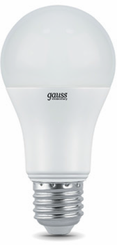 Лампа Gauss LED Elementary A60 20W E27 4100K 1/10/40