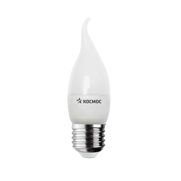 Лампа светодиод. LED 7Вт Свеча Е27 3000К Eco_LED7wCWE2730