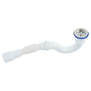 Сифон для душ. поддона 1 1/2*40 без выпуска, с гофрой 40*40/50 G12 UNICORN