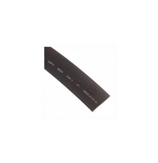 Трубка термоус ТТУ 16/8  1м черн.ИЭК UDRS-D16-1-K02