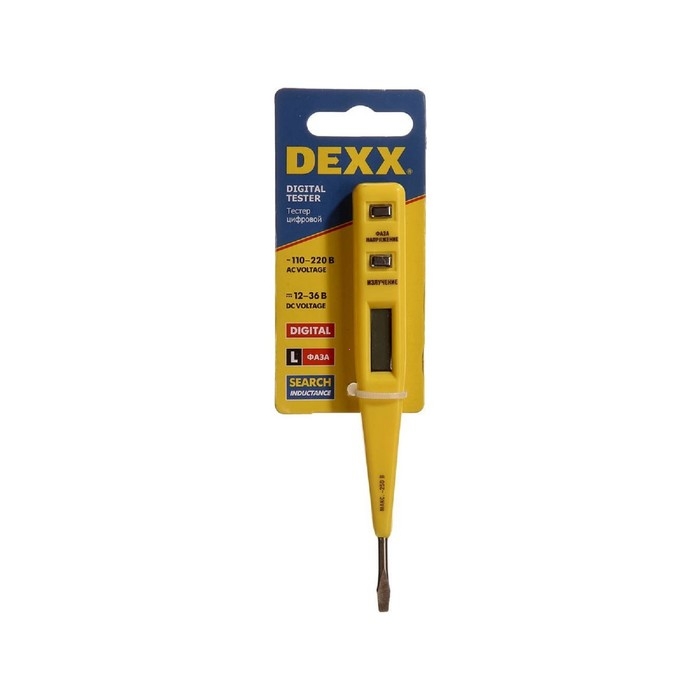 тестер напряжения DEXX, 12-220В, 130мм
