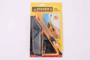 Нож STAYER "MASTER" для подрезания обоев в углах, 18мм