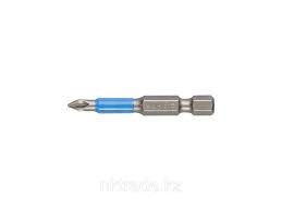 Биты STAYER, хвостовик E 1/4", PZ №1, 50мм, 2шт
