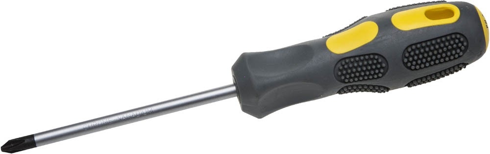 Отвертка STAYER "PROFESSIONAL" "MAX-GRIP" слесарная, Cr-V, намагниченная, PZ №0х100мм