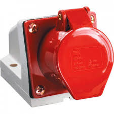 Розетка наруж. уст. 16А 3P+Е 380В IP44 (114) ИЭК PSR12-016-4