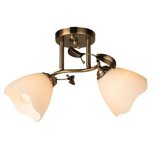 Люстра потолочная 2*60 Вт Е27 MD.1232-2-S-AB
