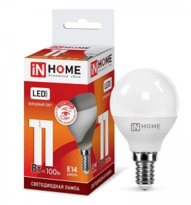 Лампа светодиодная LED Шар VC 11B 230B E14 6500К 820 Лм 4690612024929