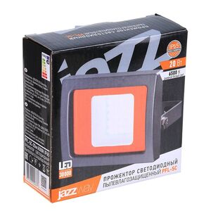 Прожектор светодиод. PFL-SC 20Вт 6500К IP65 мат.стекло JazzWay 4895205004887