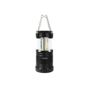 Фонарь для кемпинга LED5630 3*R6 3*COB LED магнит. пласт. кор. черн. 13367 