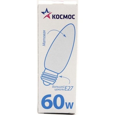 Лампа накал. СВ ПР 60Вт E27 Космос LKsmSCnCL60E27v2