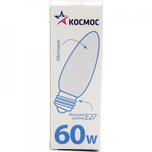 Лампа накал. СВ ПР 60Вт E27 Космос LKsmSCnCL60E27v2