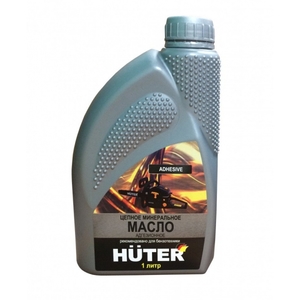  Масло цепное минеральное 80W90, для техники HUTER 1л