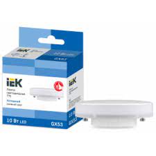 Лампа светодиодная Т75 таблетка 10Вт 230В 6500К GX53 IEK LLE-T80-10-230-65-GX53