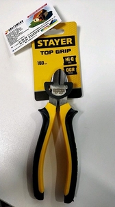 Плоскогубцы   STAYER "TopGrip", 180мм