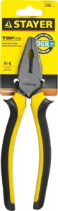 Плоскогубцы комбинированные   STAYER "TopGrip", 200мм
