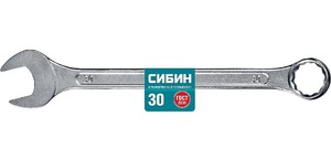 Комбинированный гаечный ключ 30мм, СИБИН