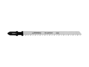 полотна  STAYER, Т101BR, для эл,лобзика, НСS, по дереву, фанере, ламинату, обратн.рез, Т-хвост., шаг