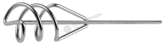 Миксер STAYER "PROFI" оцинкованный, для песчано-гравийных смесей, 80х400мм, на подвеске