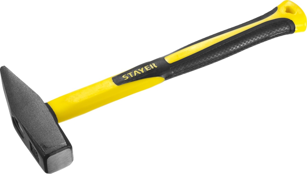 Молоток слесарный Fiberglass 600г с фибергалсовой рукояткой STAYER Professional 