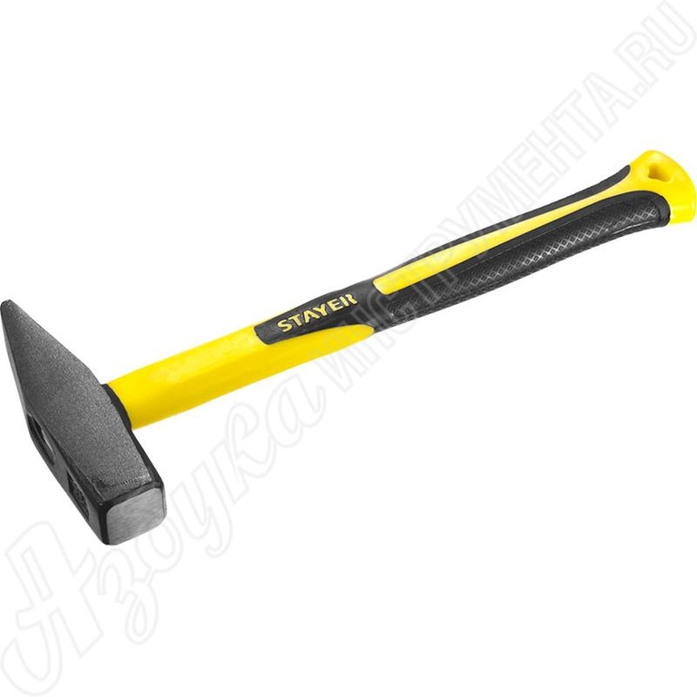 Молоток слесарный Fiberglass 500г с фибергалсовой рукояткой STAYER Professional